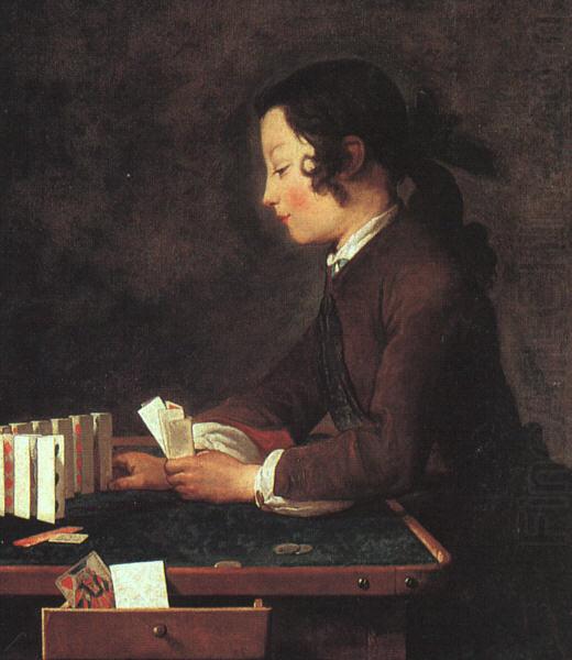 Boy Playing with Cards, Jean Baptiste Simeon Chardin